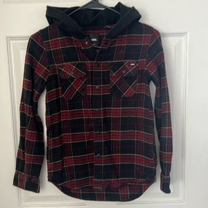 Boys Hooded Flannel